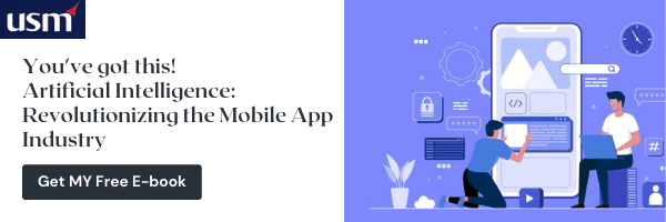 ai in mobile app industry ebook CTA